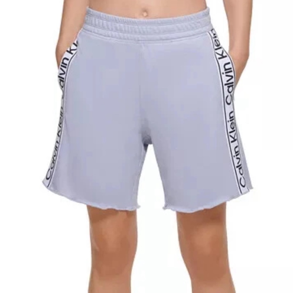 Calvin Klein Performance Women’s Shorts Color: Polar (light blue) - Picture 2 of 10